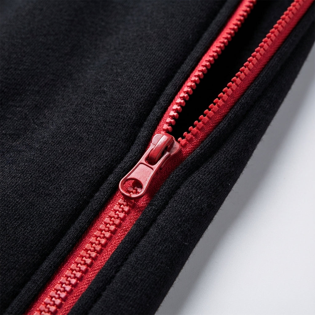 Men's Asymmetric Zip Hooded Training Jacket with Chest Pocket