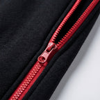Men's Asymmetric Zip Hooded Training Jacket with Chest Pocket