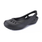 Women's Comfortable Sandals Lightweight Waterproof Jelly Flat Cut-Out Slides