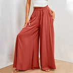 Women's High Waisted Wide Leg Palazzo Trousers Everyday