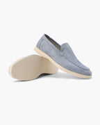 Men's Suede Slip On Loafers Casual Comfort Everyday Shoes