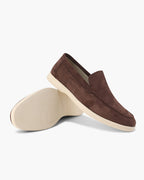 Men's Suede Slip On Loafers Casual Comfort Everyday Shoes