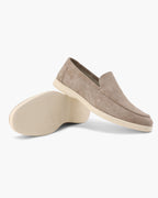Men's Suede Slip On Loafers Casual Comfort Everyday Shoes