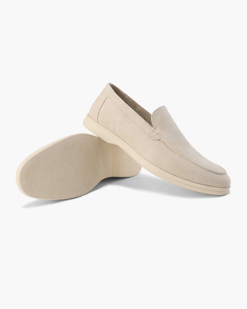 Men's Suede Slip On Loafers Casual Comfort Everyday Shoes