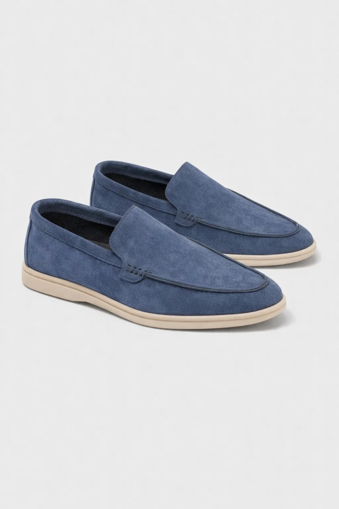 Men's Suede Loafers Lightweight Sole Slip On Shoes