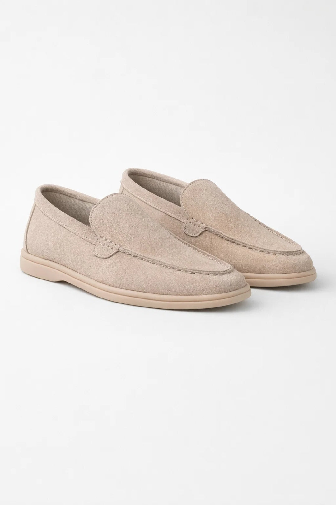 Men's Suede Loafers Lightweight Sole Slip On Shoes