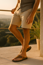 Men's Cushioned Toe Post Outdoor Comfort Sandals