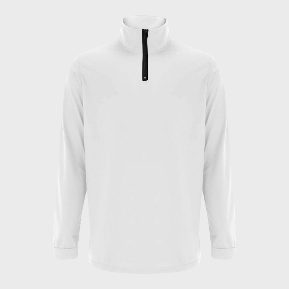 Men's Quarter Zip Sweater with Stand Collar