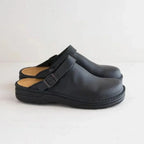 Men's Faux Leather Slippers Buckle Strap Comfort Clogs