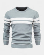 Men's Textured Crew Neck Sweater Refined Everyday Knit