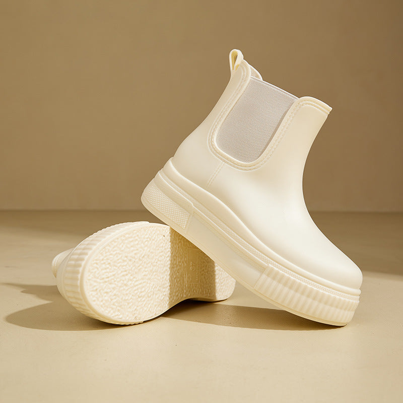 Women's Waterproof Chelsea Platform Winter Boot