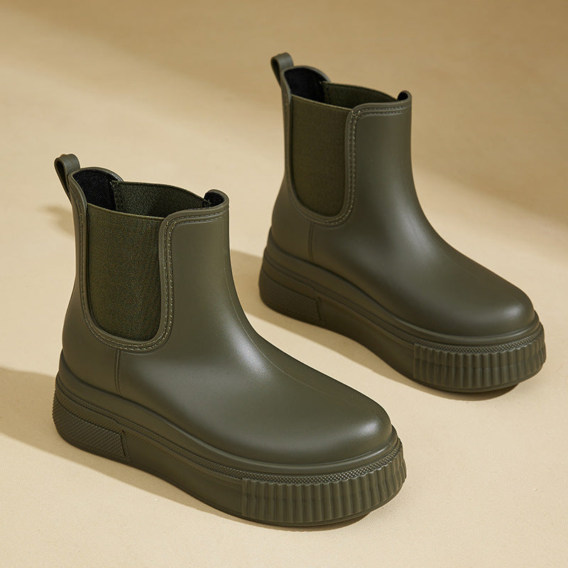 Women's Waterproof Chelsea Platform Winter Boot