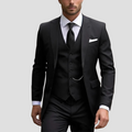 Men's Three Piece Slim Fit Tailored Formal Suit Set