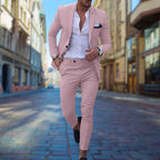 Men's Slim Fit Suit Stylish Comfortable Tailored Formalwear