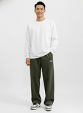 Men's Relaxed Streetwear Corduroy Pants for Year-Round Wear - Green