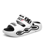 Men's Colorblock Platform Sandals Breathable Casual Summer Slides