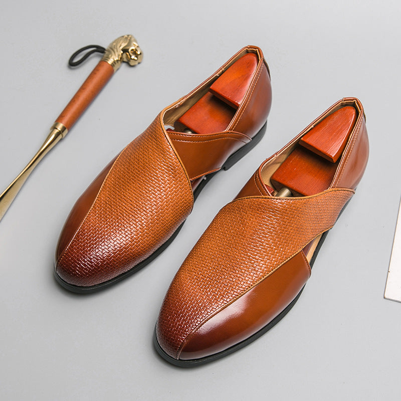Women's Slim-Profile Real Leather Loafers with Supportive Sole