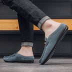 Men's Open Heel Loafer Slip On Comfort Casual Shoes