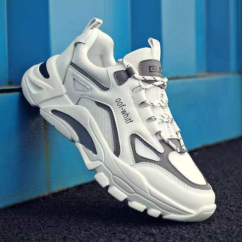 Men's Sculpted Sole Layered Mesh Sneakers