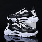 Men's Sculpted Sole Layered Mesh Sneakers