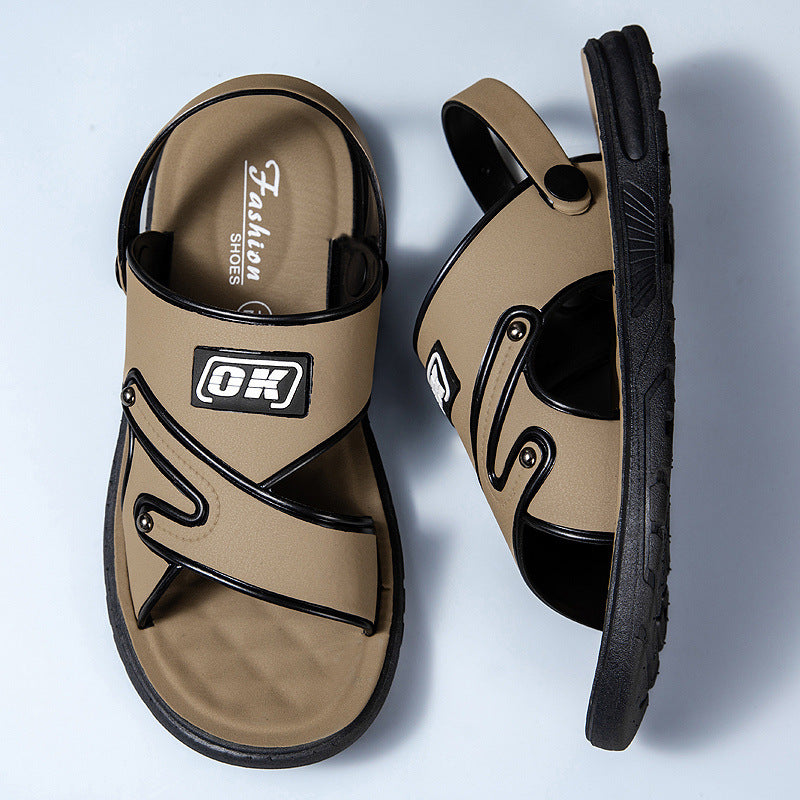 Men's Convertible Strap Sandals Lightweight Casual Summer Slippers