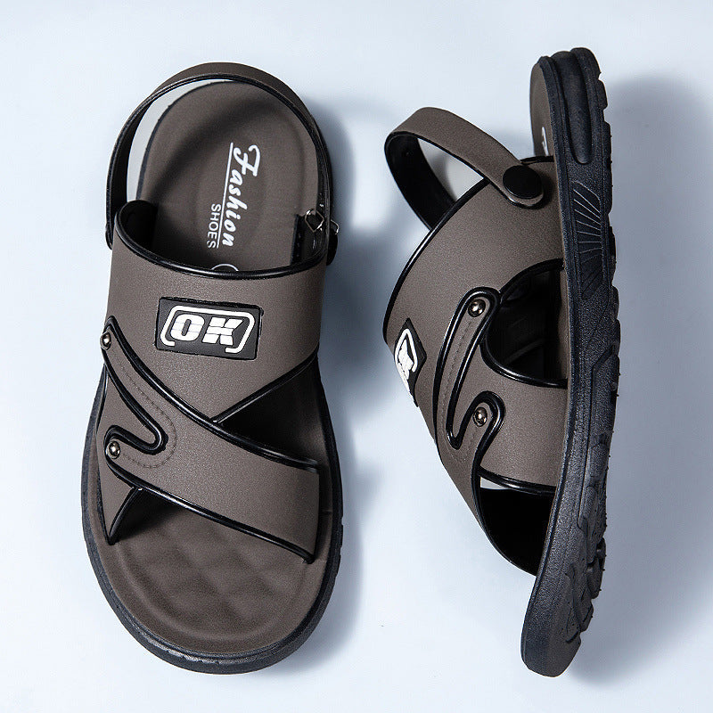 Men's Convertible Strap Sandals Lightweight Casual Summer Slippers