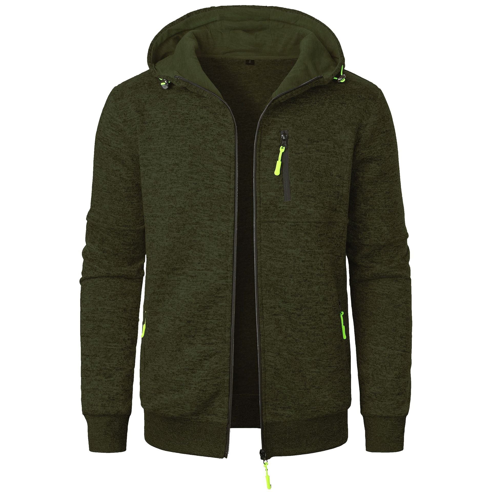 Men's Patterned Zip Hoodie Comfortable Breathable Stylish Casual Everyday