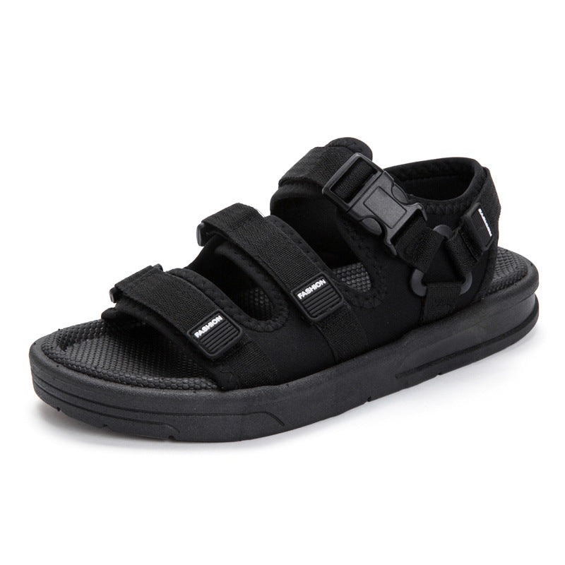 Men's Triple Strap Sandals Cushioned Outdoor Summer Footwear