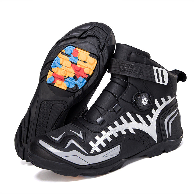 Men's Reinforced Motorcycle Touring Ankle Riding Boots