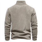 Men's Quarter Zip Fleece Sweatshirt Warm Casual Pullover