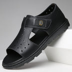 Men's Slip On Cutout Sandals Lightweight Casual Summer Shoes
