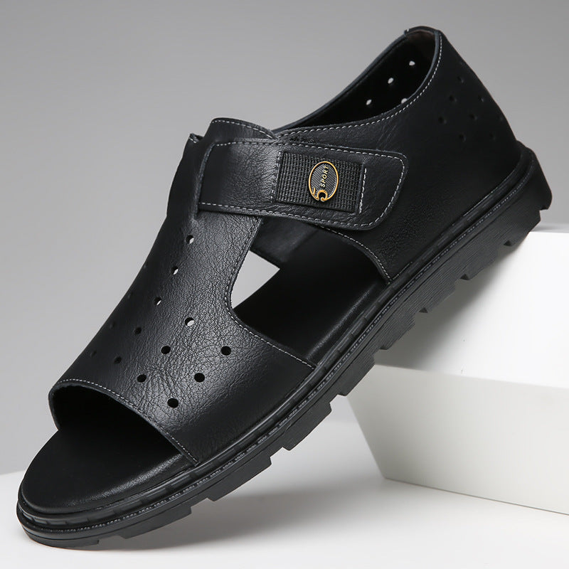 Men's Slip On Cutout Sandals Lightweight Casual Summer Shoes