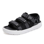 Men's Triple Strap Sandals Cushioned Outdoor Summer Footwear