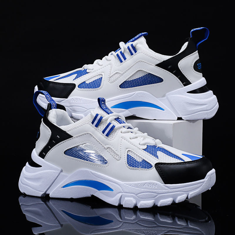 Men's Sculpted Sole Layered Mesh Sneakers