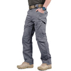 Men's Reinforced Tactical Cargo Trousers Multi Pocket Hiking Gear