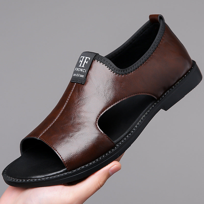 Men's Slip On Cutout Sandals Lightweight Casual Summer Shoes