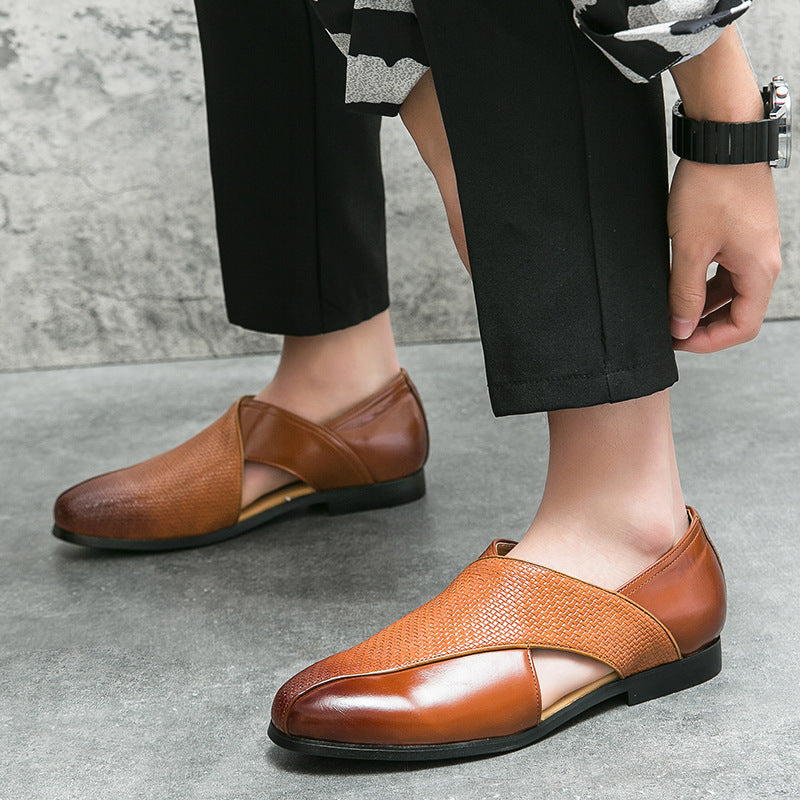Women's Slim-Profile Real Leather Loafers with Supportive Sole