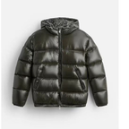 Men's Hooded Puffer Jacket Waterproof Insulated Winter Layer