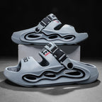 Men's Colorblock Platform Sandals Breathable Casual Summer Slides
