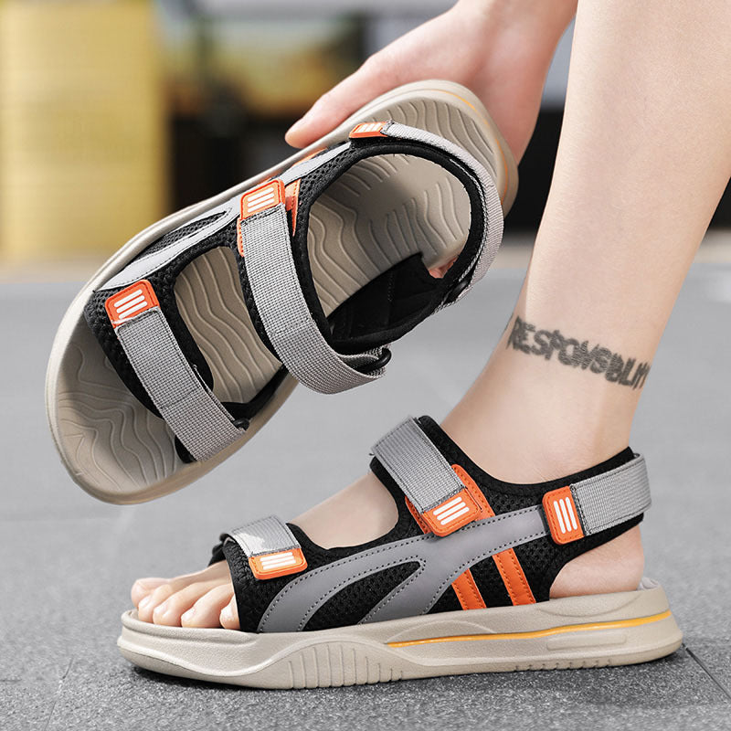 Men's Cushioned Sport Sandals Adjustable Non Slip Summer Footwear