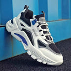 Men's Sculpted Sole Layered Mesh Sneakers
