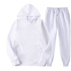 Men's Relaxed Pullover Hoodie and Jogger Tracksuit Set