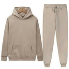 Men's Relaxed Pullover Hoodie and Jogger Tracksuit Set