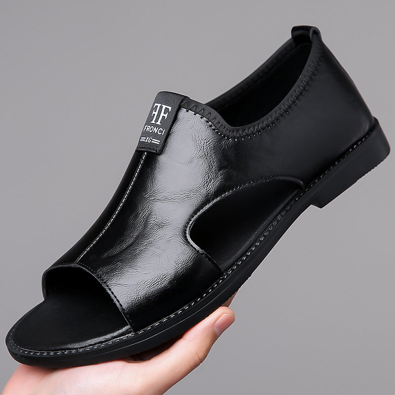 Men's Slip On Cutout Sandals Lightweight Casual Summer Shoes