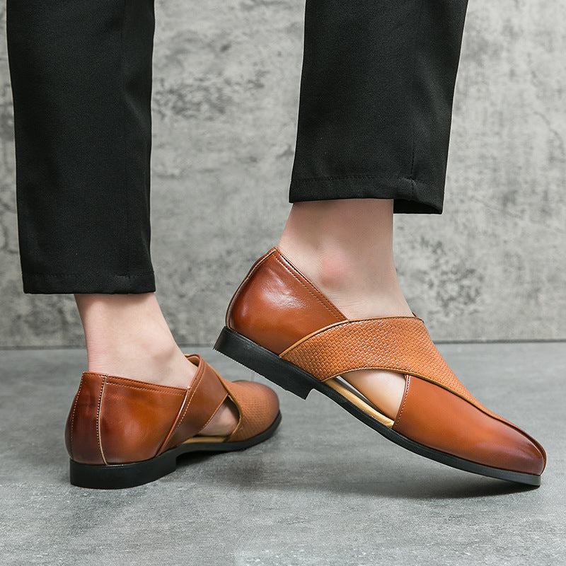 Women's Slim-Profile Real Leather Loafers with Supportive Sole