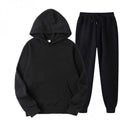 Men's Relaxed Pullover Hoodie and Jogger Tracksuit Set