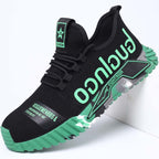 Men's Printed Safety Work Trainers Protective Lightweight Shoes