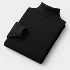 Men's Merino Roll Neck Sweater Polished Winter Staple