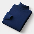 Men's Merino Roll Neck Sweater Polished Winter Staple