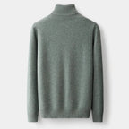 Men's Merino Roll Neck Sweater Polished Winter Staple